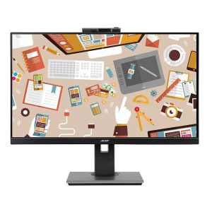 Acer B227Q 21.5 inch Borderless LED Monitor _ FHD _ Inbuilt HD Web Cam _ Stereo Speakers _ Height Adjustment Pivot