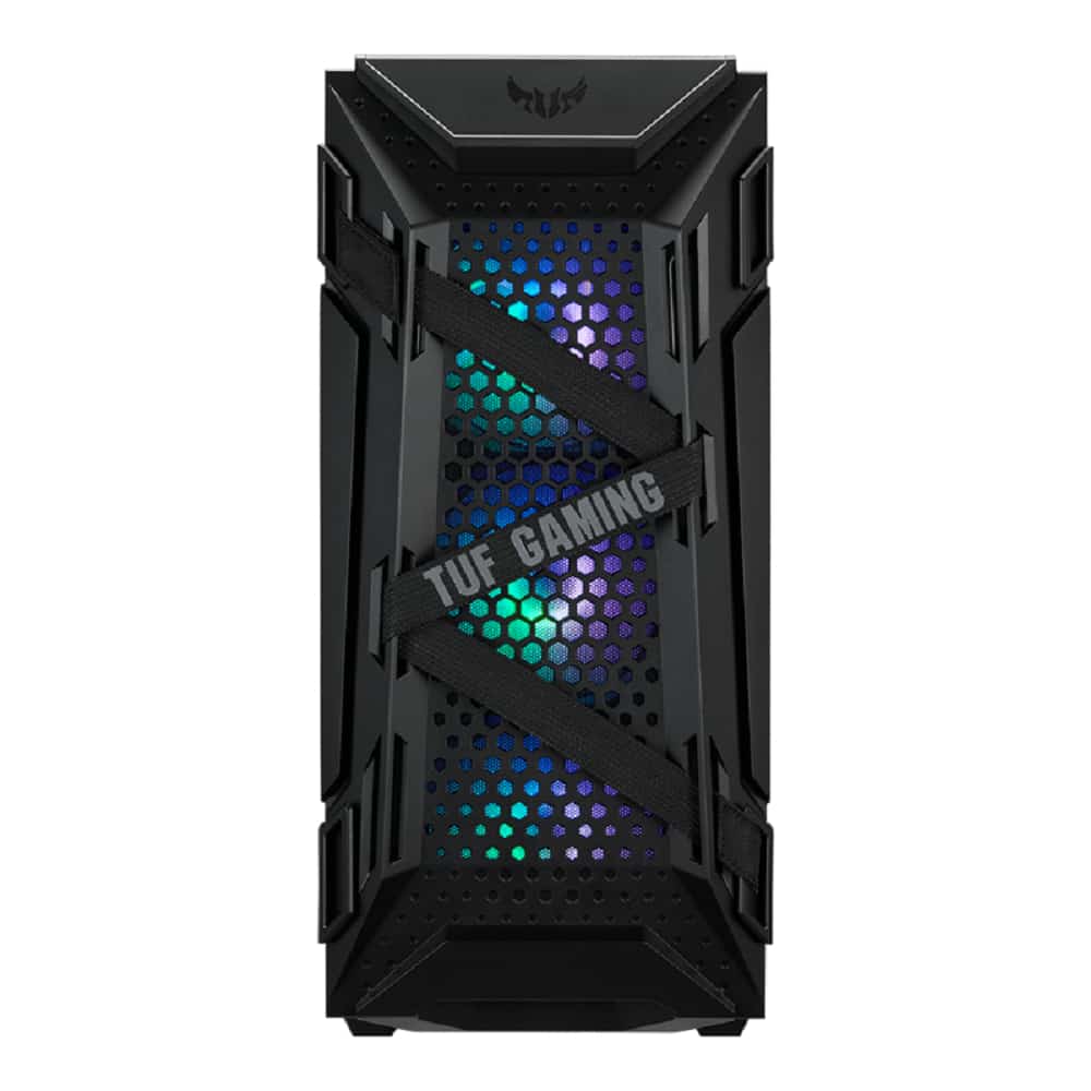 Asus TUF Gaming GT301 ARGB Mid Tower Gaming Cabinet – Black | 4 x 120mm Fans Included