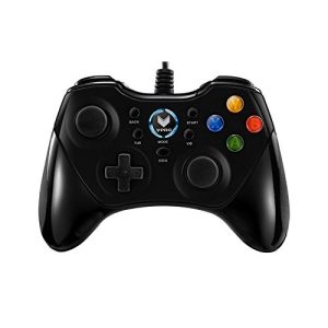 Rapoo V600 Ergonomic Vibration Shock Controller Wired Gamepad Black