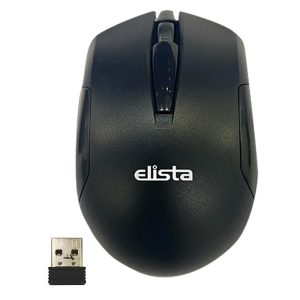 Elista ELS WM 551 Wireless Mouse _ Optical _ 1600 DPI _ USB Nano Receiver _ Black