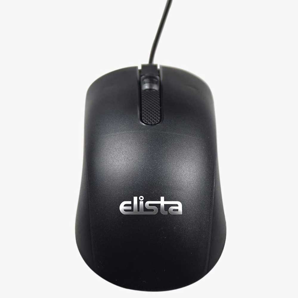 Elista ELS WM501 Wired USB Optical Mouse | Black