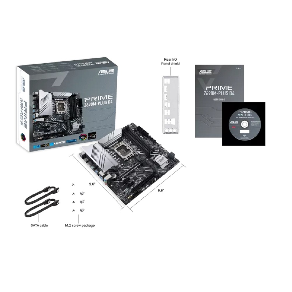 Asus Prime Z690M-Plus D4 Micro-Atx Motherboard