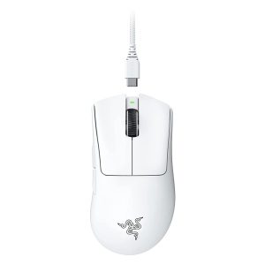 Razer DeathAdder V3 Pro Ultra lightweight Wireless Gaming Mouse White _ 30000 DPI _ Ultra lightweight Design