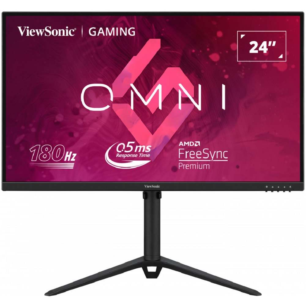 ViewSonic VX2428J 24 Inch 180Hz Fast IPS Full HD Gaming Monitor With Ergonomically Designed Stand