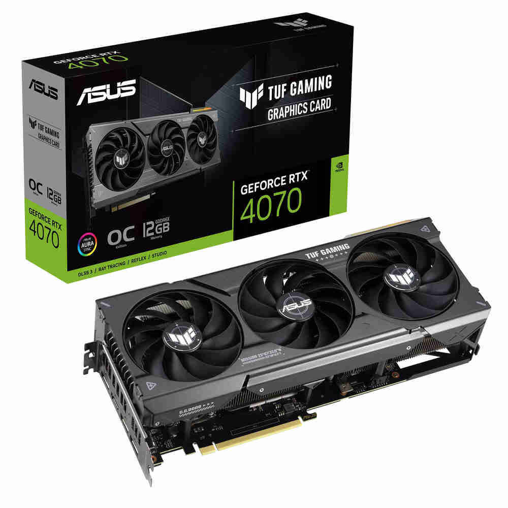 ASUS TUF Gaming GeForce RTX 4070 12GB GDDR6X OC Edition Graphics Card
