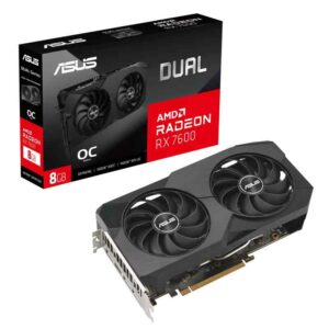 Asus Dual AMD Radeon RX 7600 OC Edition 8GB GDDR6 Graphics Card