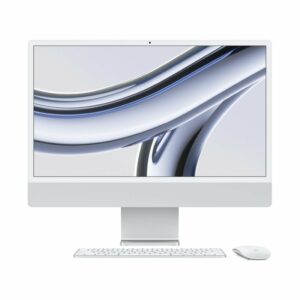 Apple iMac M3 Silver 24 inch 4.5K Retina Display Apple M3 Chip 8GB RAM 512GB SSD