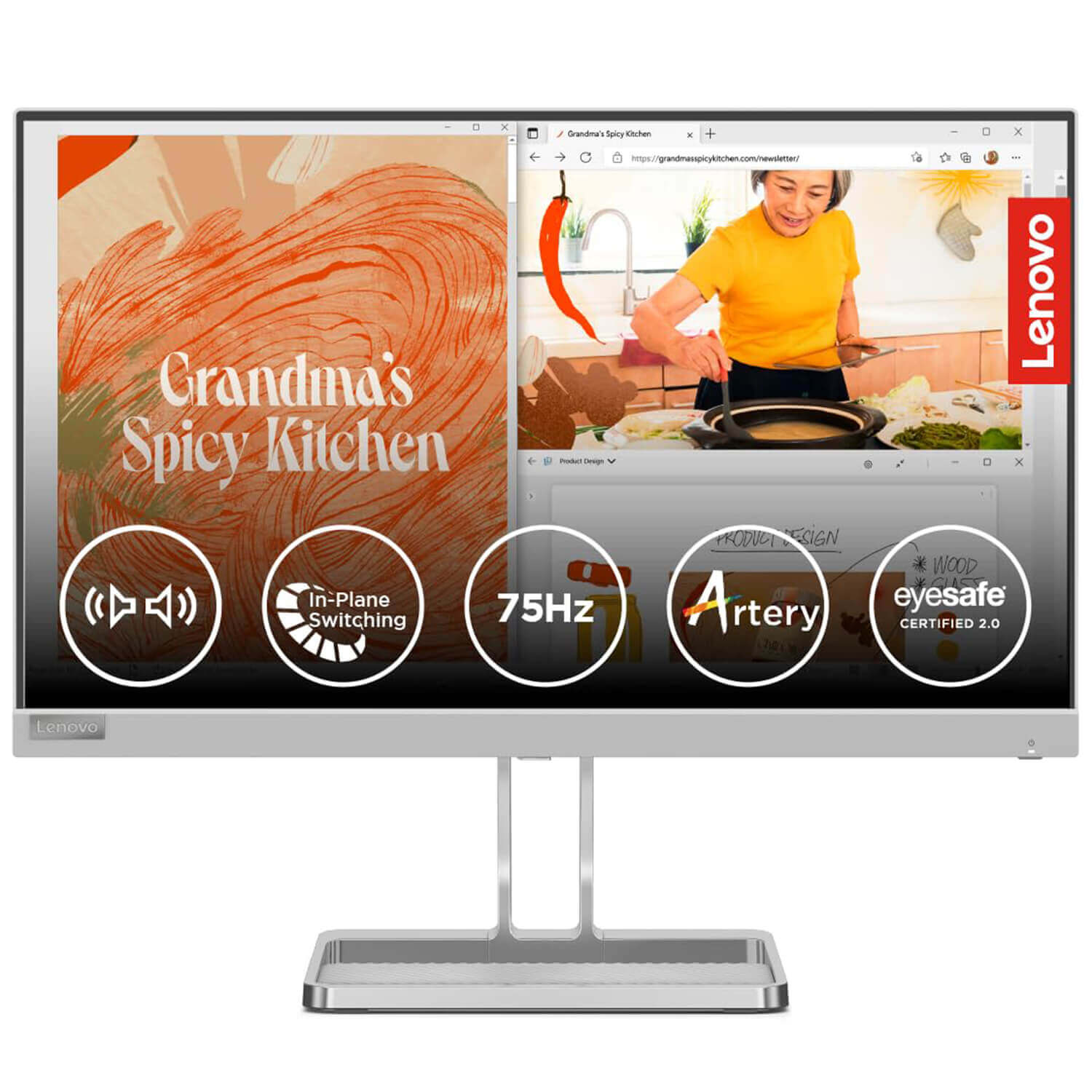 Lenovo L22i-40 21.5 inch Full HD WLED Backlit Monitor