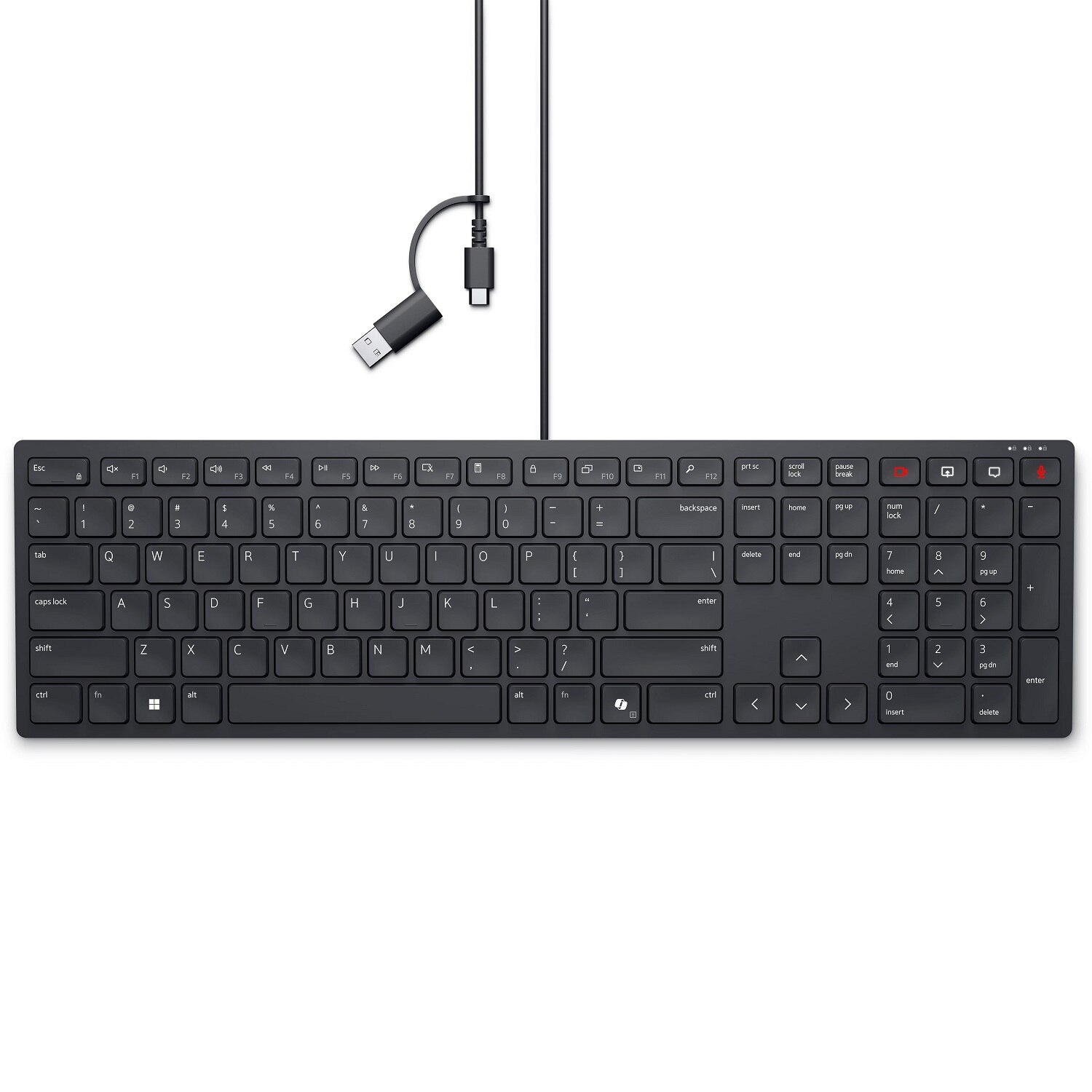 Dell KB525C Wired Collaboration Keyboard – Black